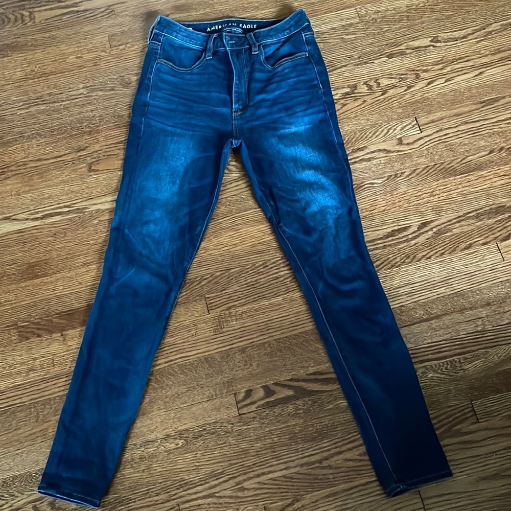 American Eagle 360 Next Level Stretch Super High Rise Jeggings 6R
